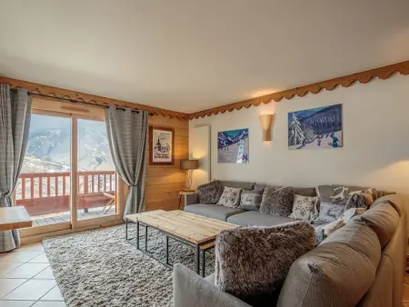 Location appartement à Saint Martin de Belleville, Appartement spacieux 8 pers avec balcon et accès piscine, sauna, hammam et salle de sport