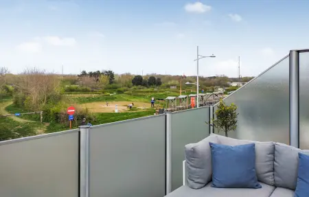 Appartement vue dunes à Bredene, terrasse et plage à pied : photo 8