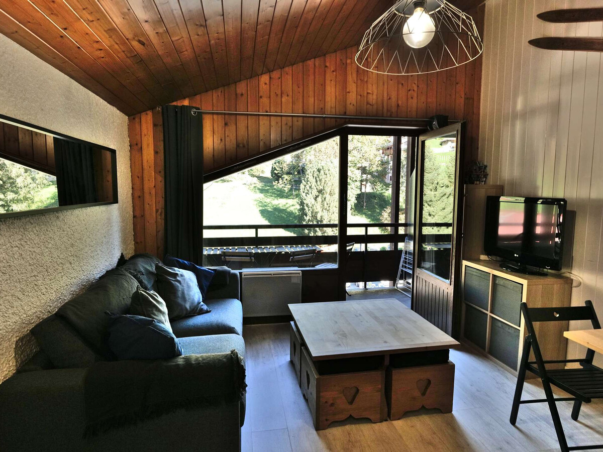 Studio mezzanine 4 couchages rénové, balcon, Grand-Bornand - Photo 1