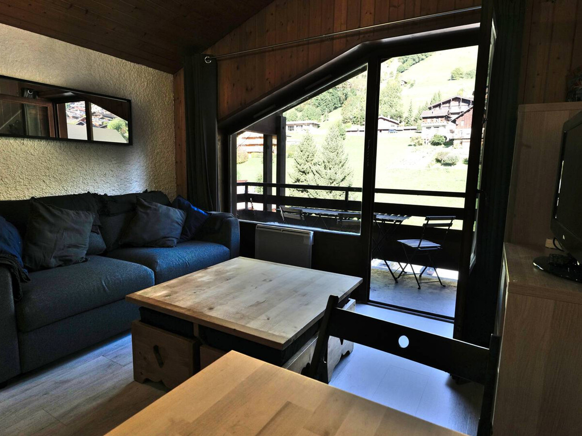 Studio mezzanine 4 couchages rénové, balcon, Grand-Bornand - Photo 5