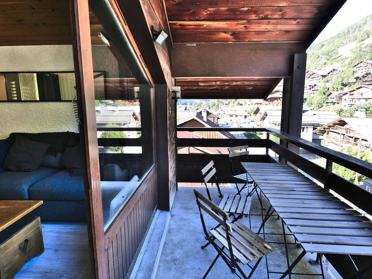 Studio mezzanine 4 couchages rénové, balcon, Grand-Bornand - Photo 6