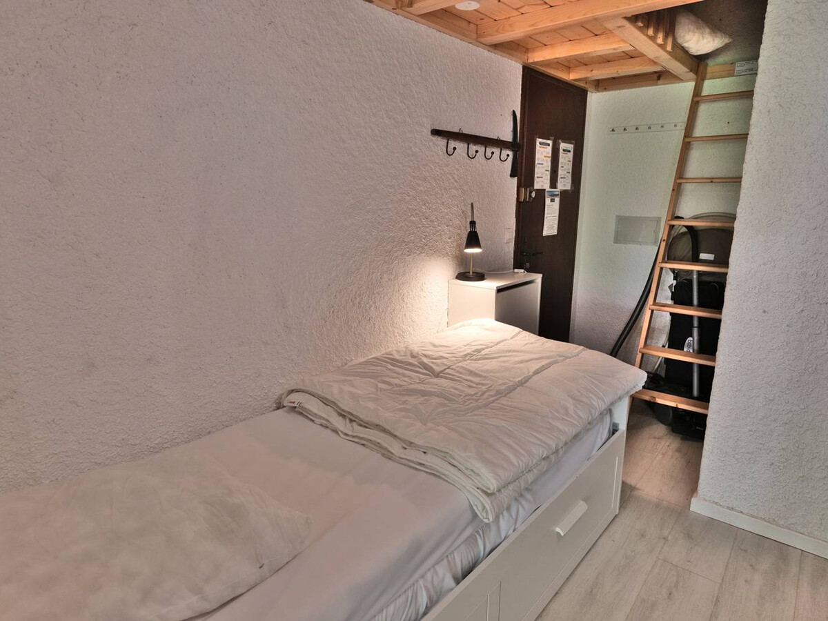 Studio mezzanine 4 couchages rénové, balcon, Grand-Bornand - Photo 12