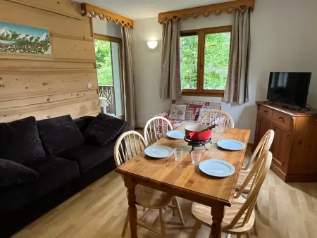 Location appartement à Samoëns, Confortable 2 pièces cabine à Samoëns avec wifi, parking et animaux admis