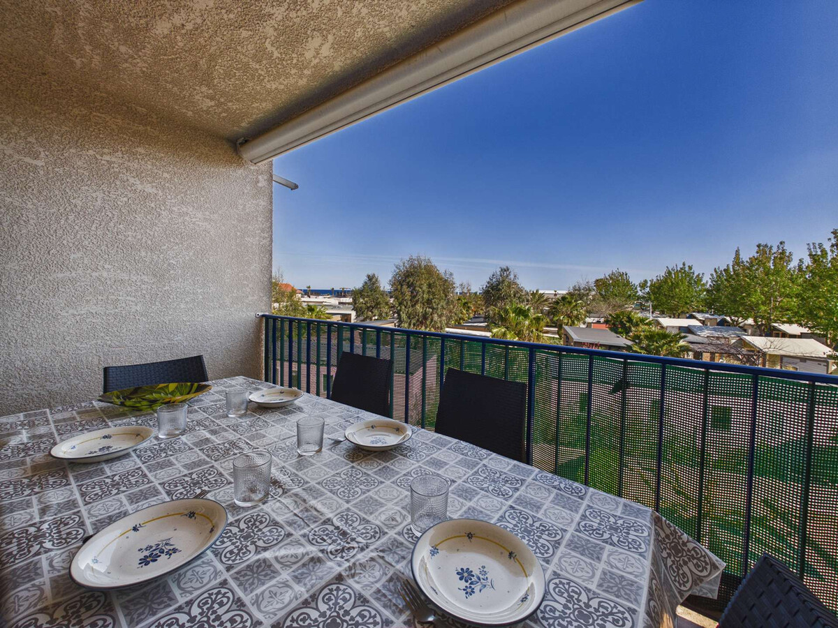 Studio 6 pers mezzanine, terrasse sud à Marseillan-Plage - Photo 2