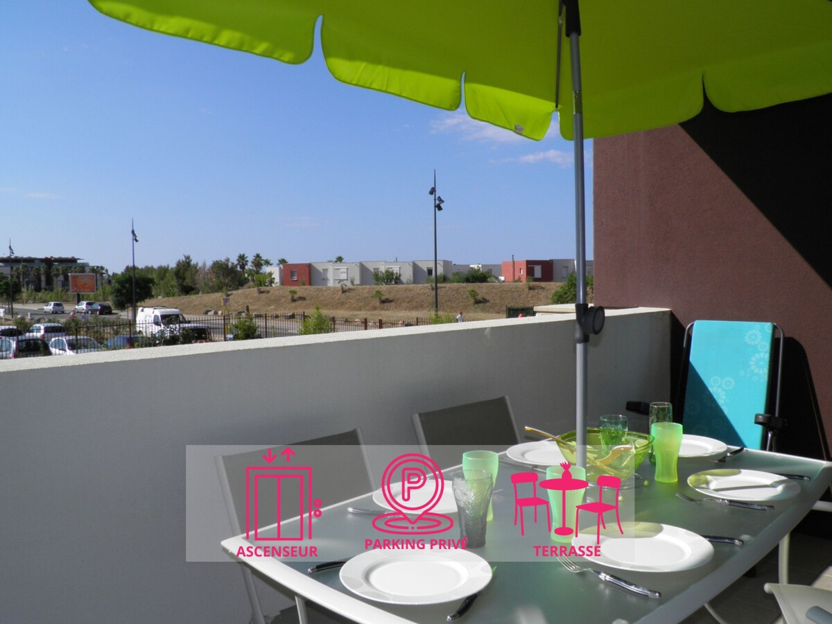 T3 moderne Sète, terrasse, 2 parkings souterrains - Photo 1