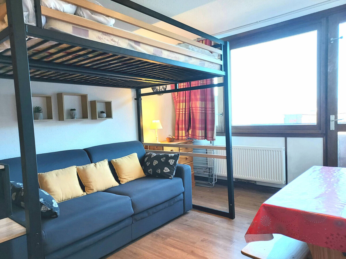 Studio Plagne Centre, vue pistes et Mont Blanc - Photo 1
