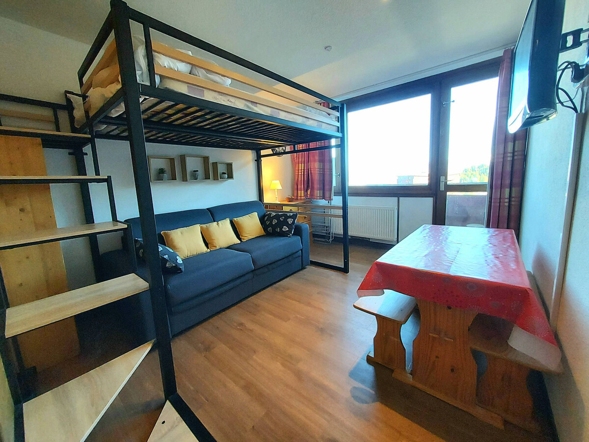 Studio Plagne Centre, vue pistes et Mont Blanc - Photo 2