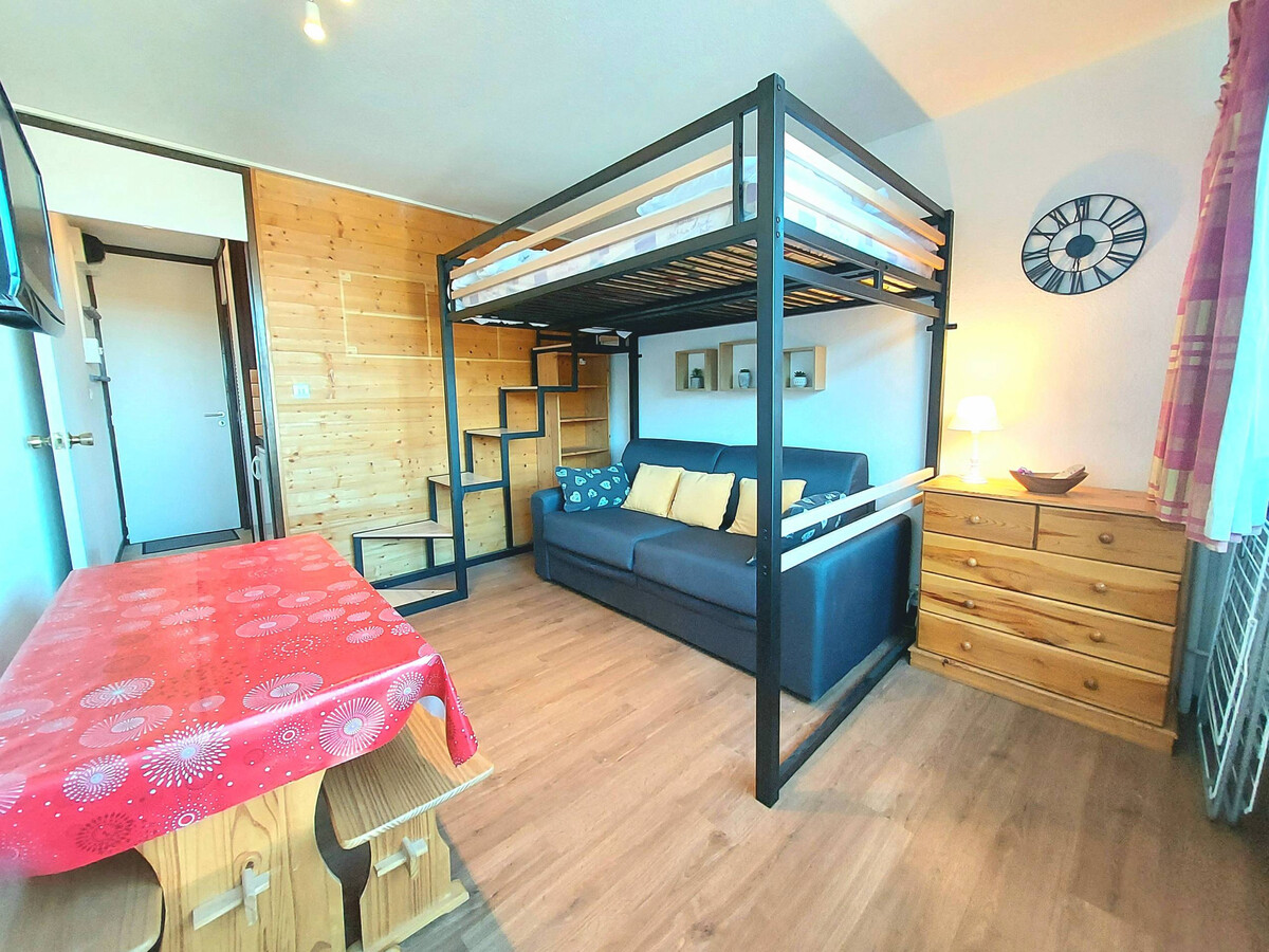 Studio Plagne Centre, vue pistes et Mont Blanc - Photo 3