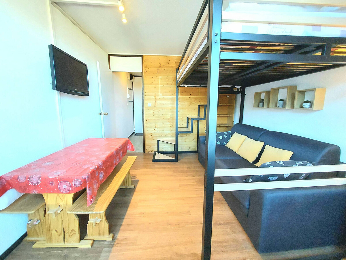 Studio Plagne Centre, vue pistes et Mont Blanc - Photo 5