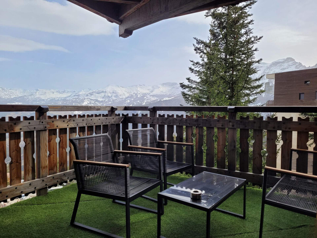 Studio 5 pers. Pra-Loup, balcon vue vallée, près pistes - Photo 6
