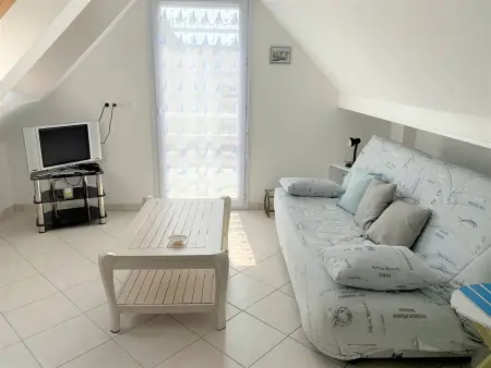 Location appartement à Perros Guirec, Appartement Mansardé avec Garage au Centre de Perros-Guirec