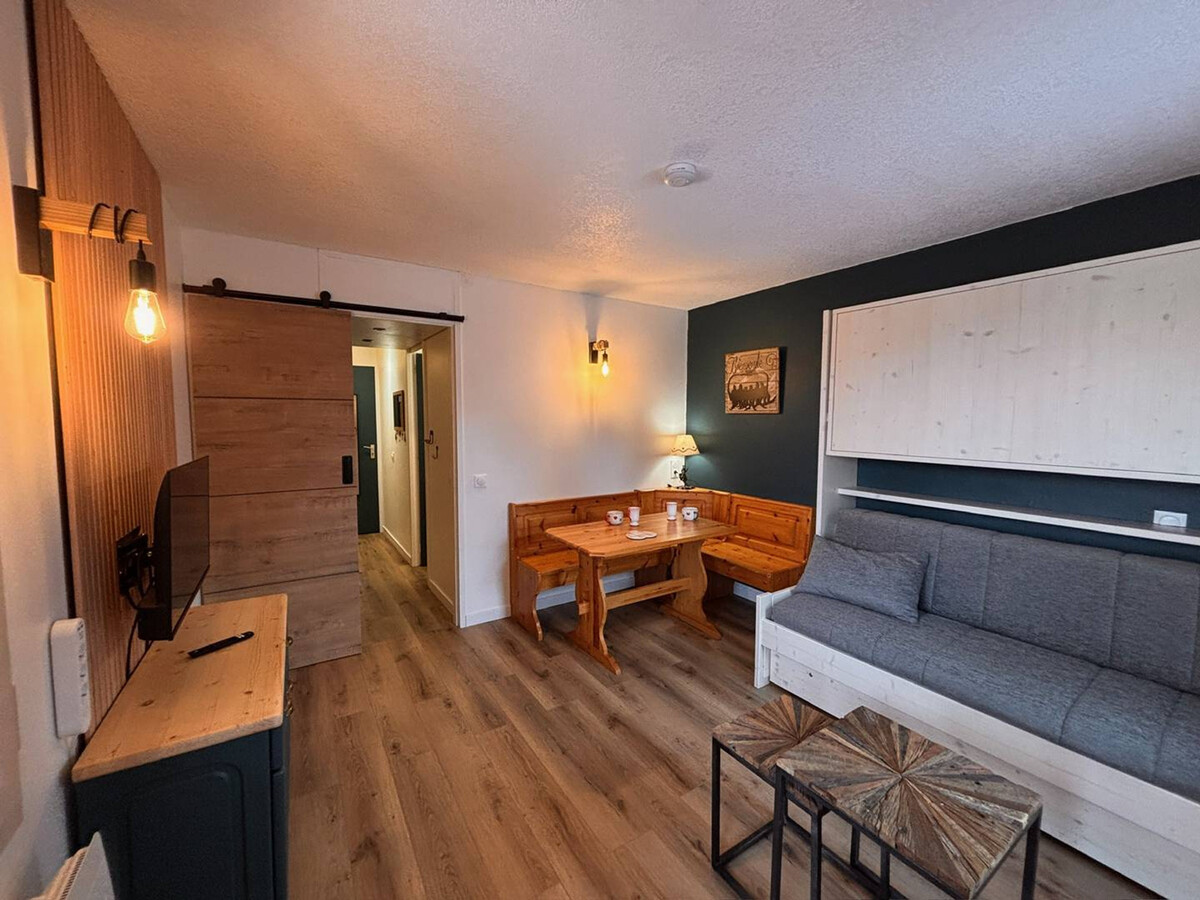 Studio 20m² La Plagne, terrasse Mont-Blanc, animaux OK - Photo 1