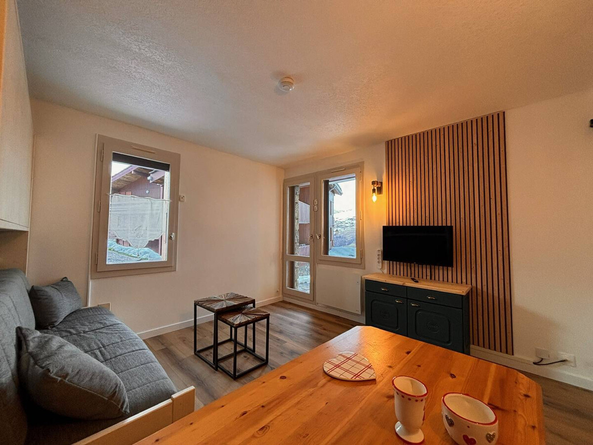 Studio 20m² La Plagne, terrasse Mont-Blanc, animaux OK - Photo 3