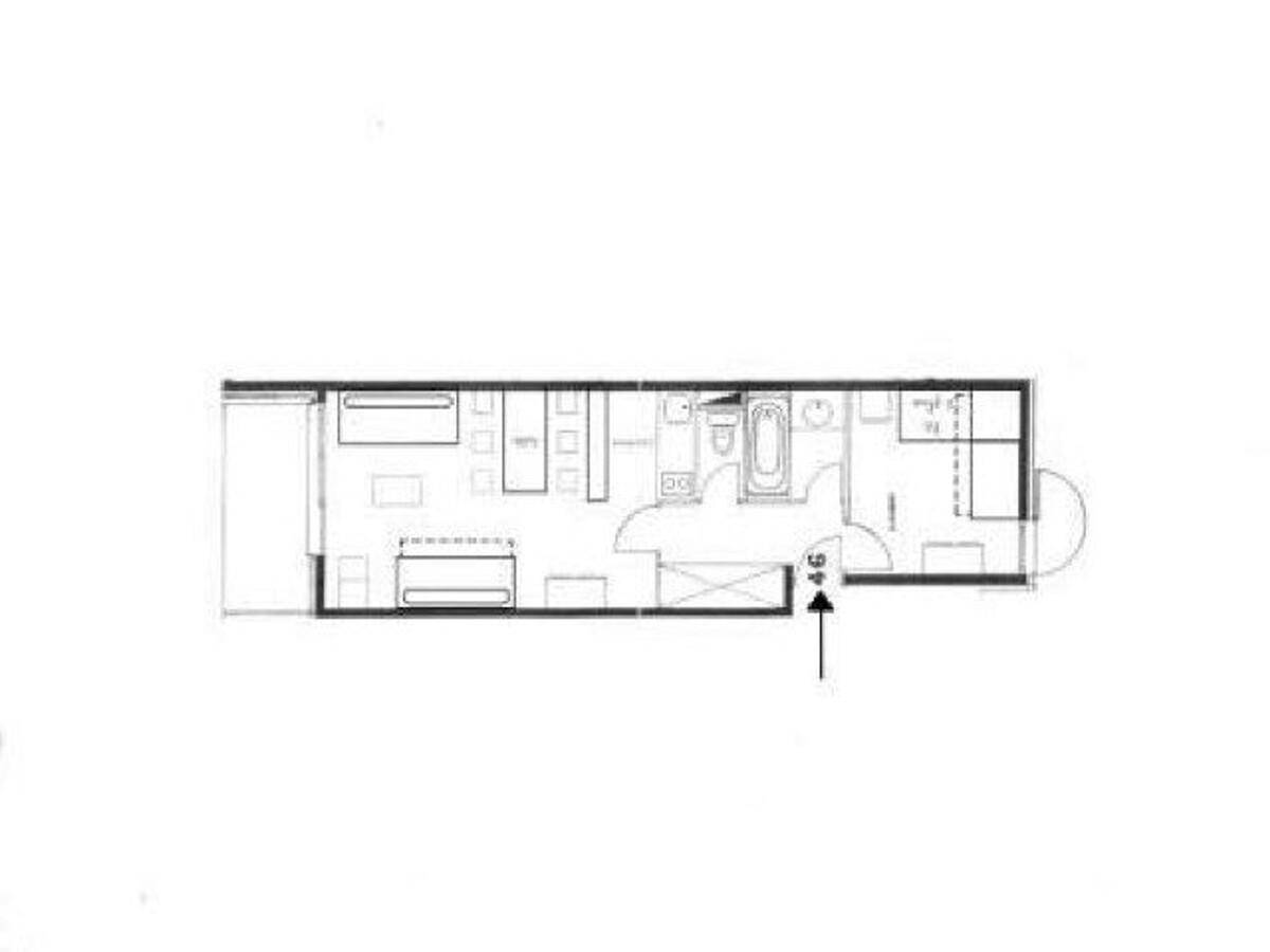 Appartement 6 pers. en bordure de piste à Méribel - Photo 12