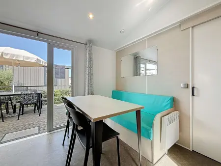 Mobil-home PMR tout confort, 200m plage, piscine, 4 pers, 2 chambres, parking, wifi, ménage inclus - Photo 4