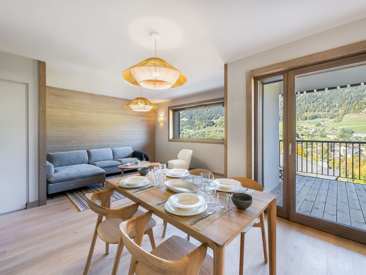 Appartement neuf Megève, piscine et vue Mont-Blanc - Photo 2