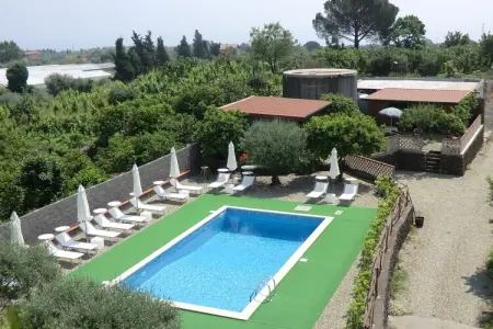 Suite vista Etna, Retraite sicilienne : piscine et jardin - Photo 8