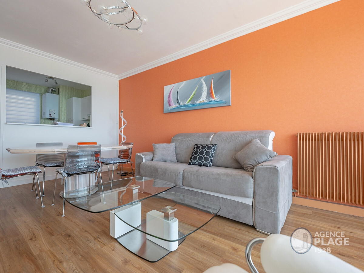 Appartement 80m² vue mer face à la plage aux Sables - Photo 32