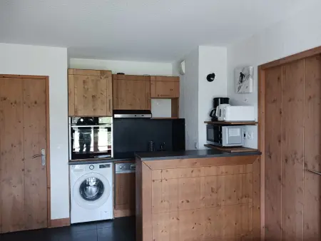 Appartement 3 pièces Arc 1600, 50m des pistes, balcon Sud : photo 5