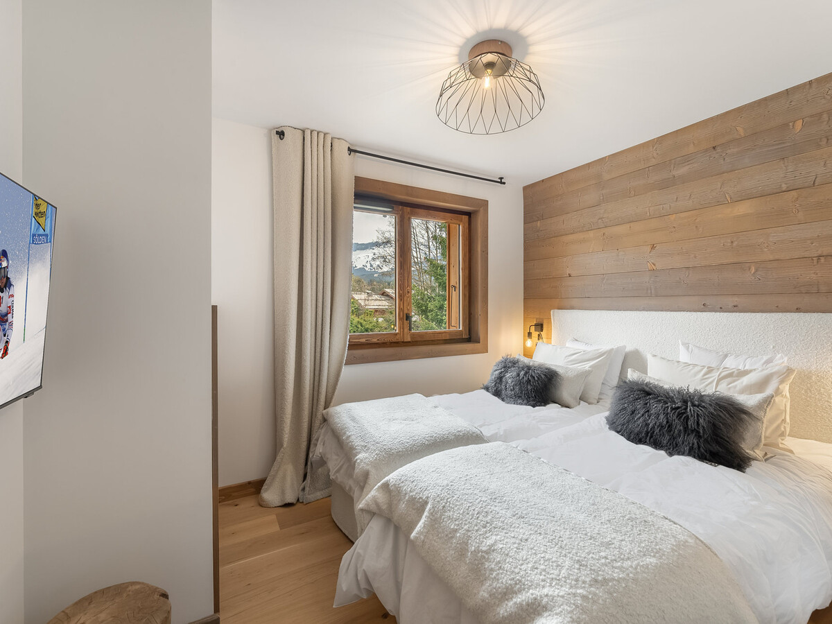 Appartement 5 chambres à Megève avec home-cinéma et accès bien-être - Photo 7