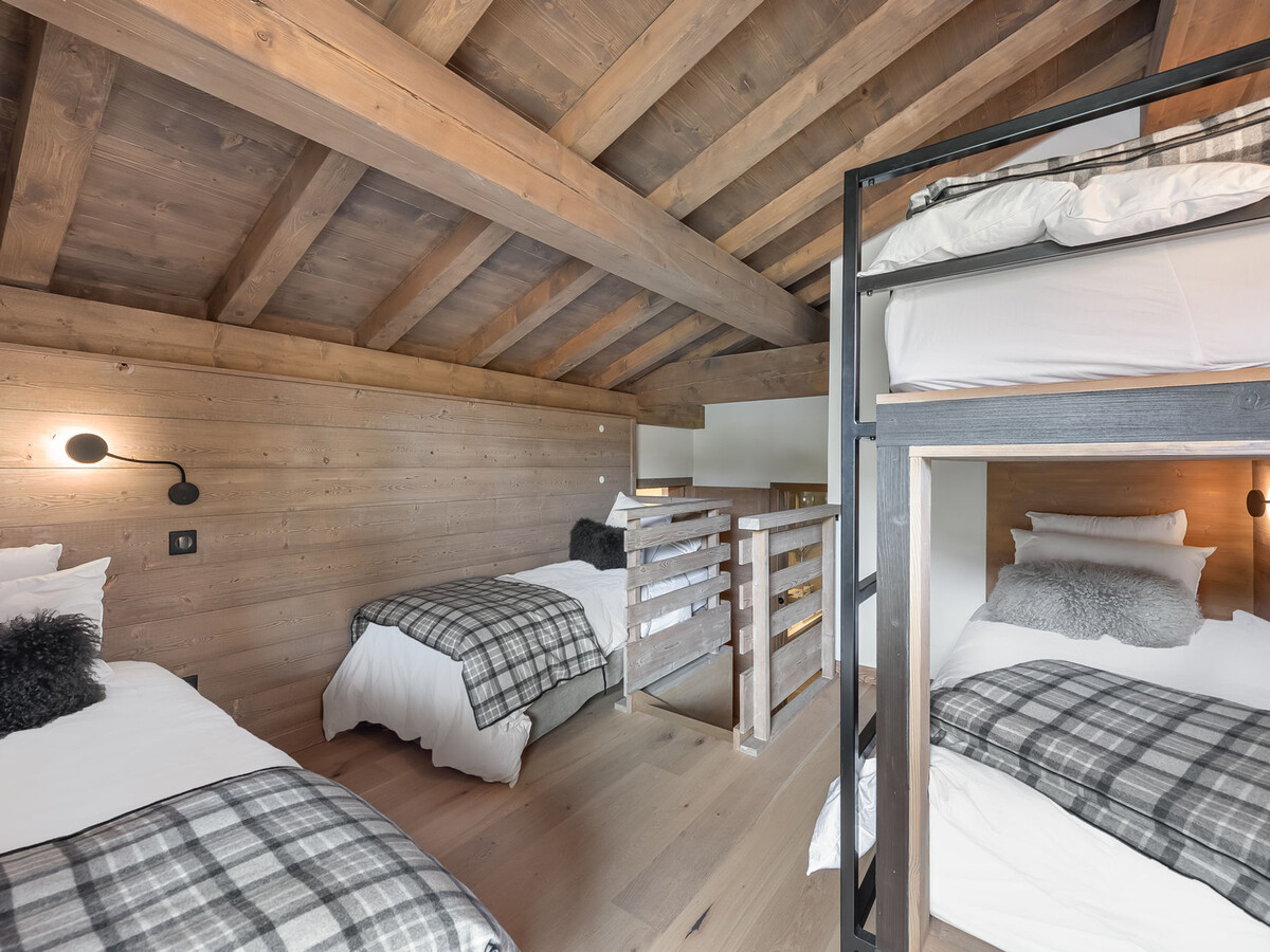 Appartement 5 chambres à Megève avec home-cinéma et accès bien-être - Photo 11