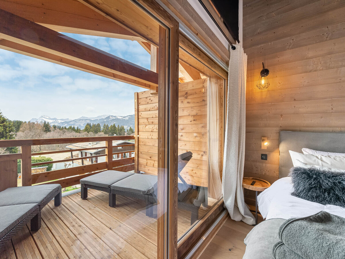Appartement 5 chambres à Megève avec home-cinéma et accès bien-être - Photo 16