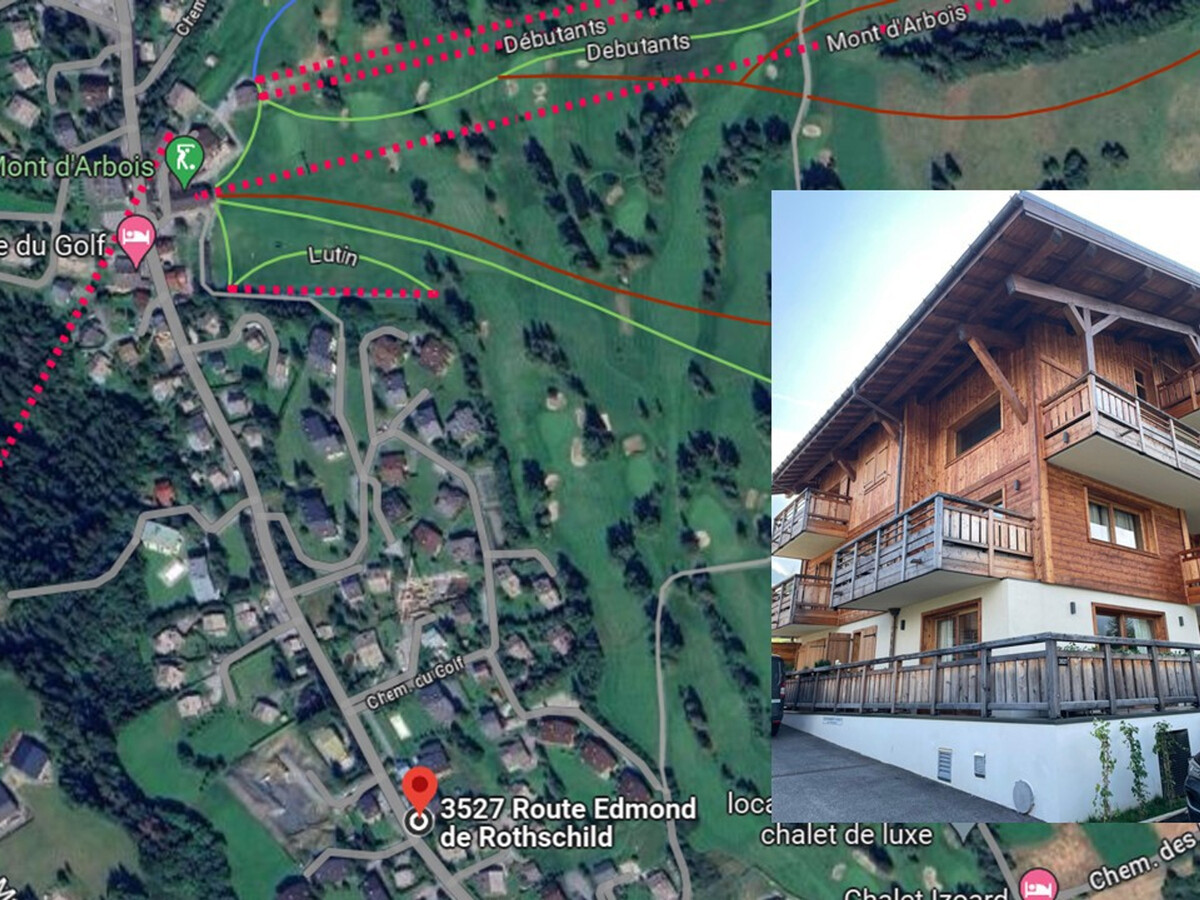 Appartement 5 chambres à Megève avec home-cinéma et accès bien-être - Photo 17