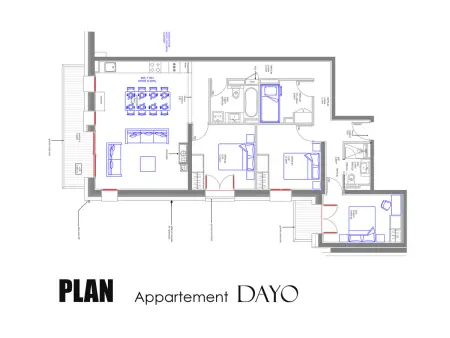 Appartement 8 pers, 4 chambres, cheminée à Saint-Martin-de-Belleville : photo 21