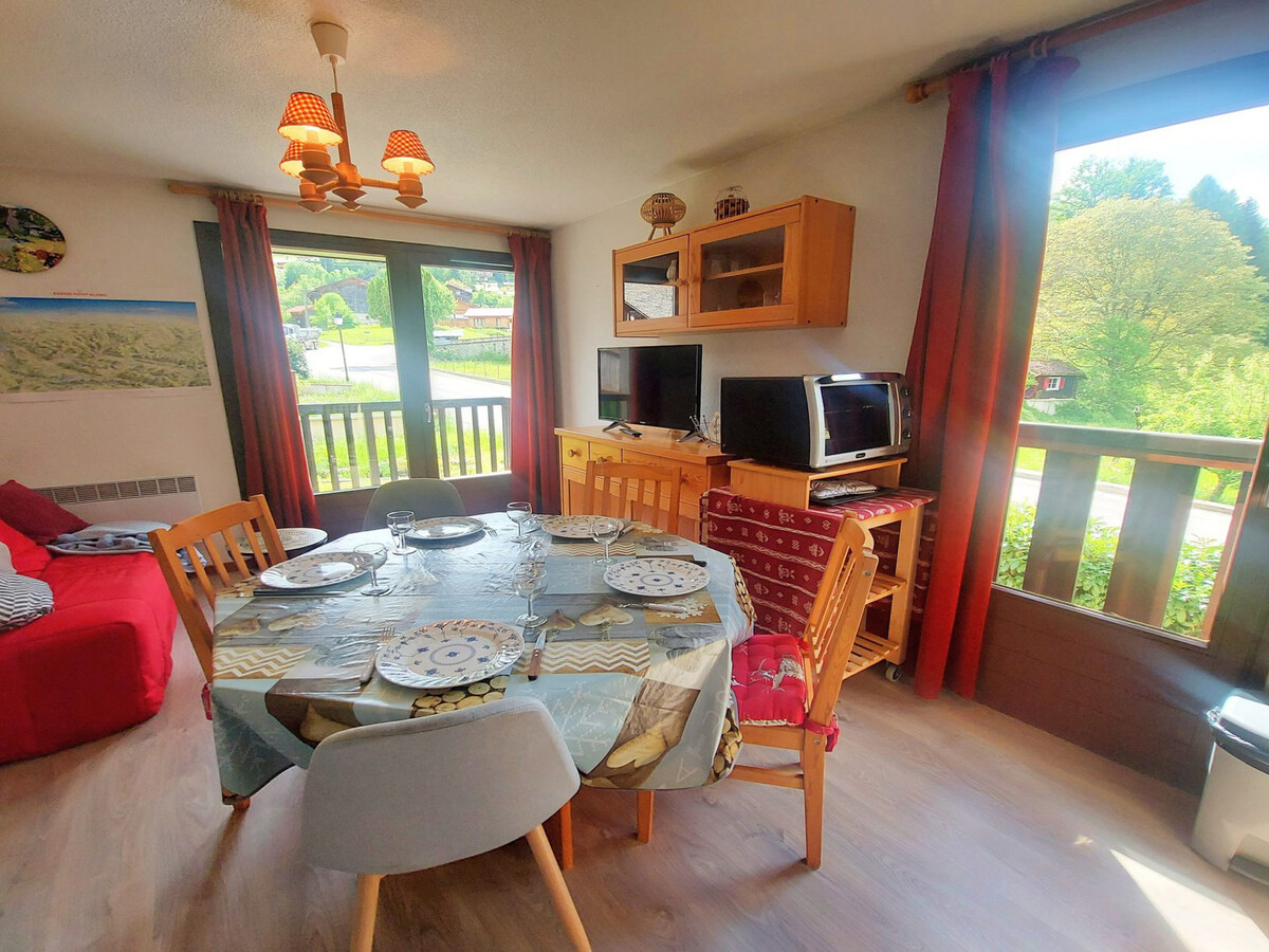 Appartement La Fontaine, centre Morillon, vue Pic Marcelly - Photo 2