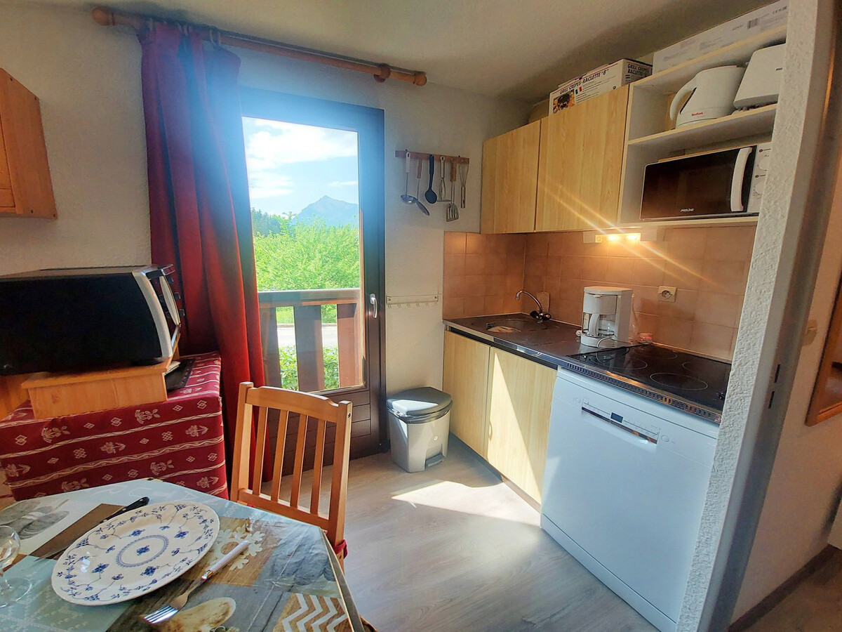 Appartement La Fontaine, centre Morillon, vue Pic Marcelly - Photo 5