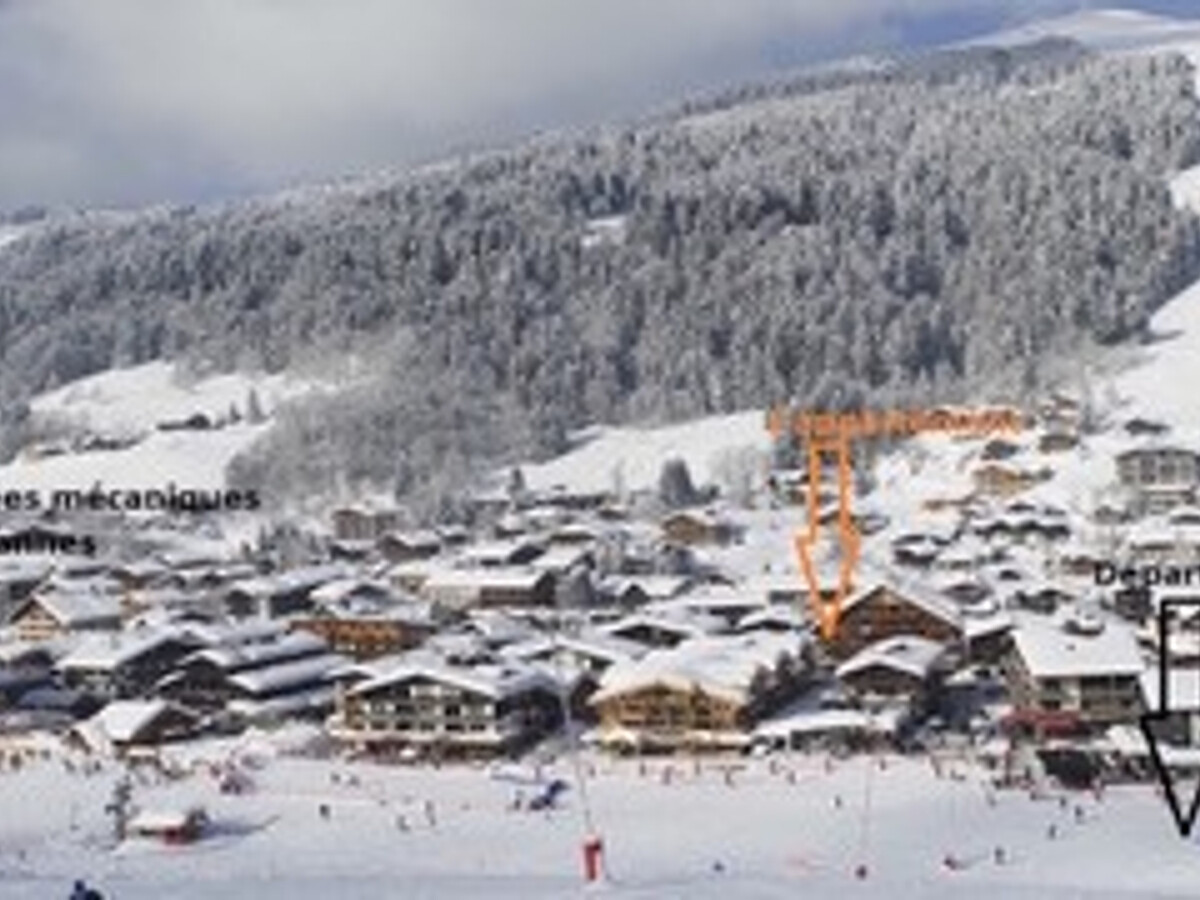 Appart 3 pièces centre Les Gets, balcon vue pistes - Photo 10