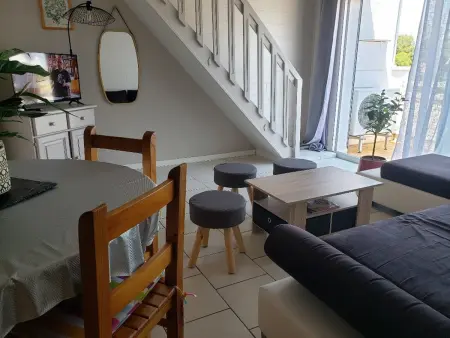 T3 climatisé avec parking et terrasse à Saint-Cyprien, à 500 m de la plage : photo 11