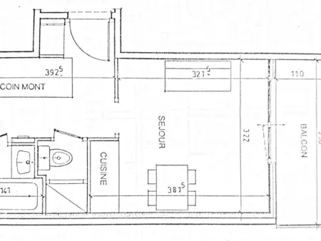 Studio 4 personnes au pied de la télécabine à Saint-Jean-d'Aulps - Photo 11