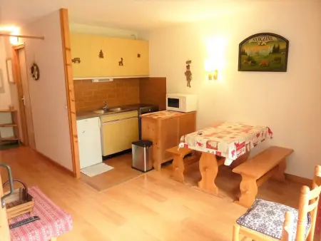 Studio 28m² balcon montagne, piscine, parking - Photo 4