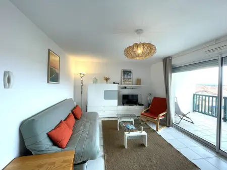 Appartement T3 à 50m de l'océan avec terrasse et parking privé : photo 2