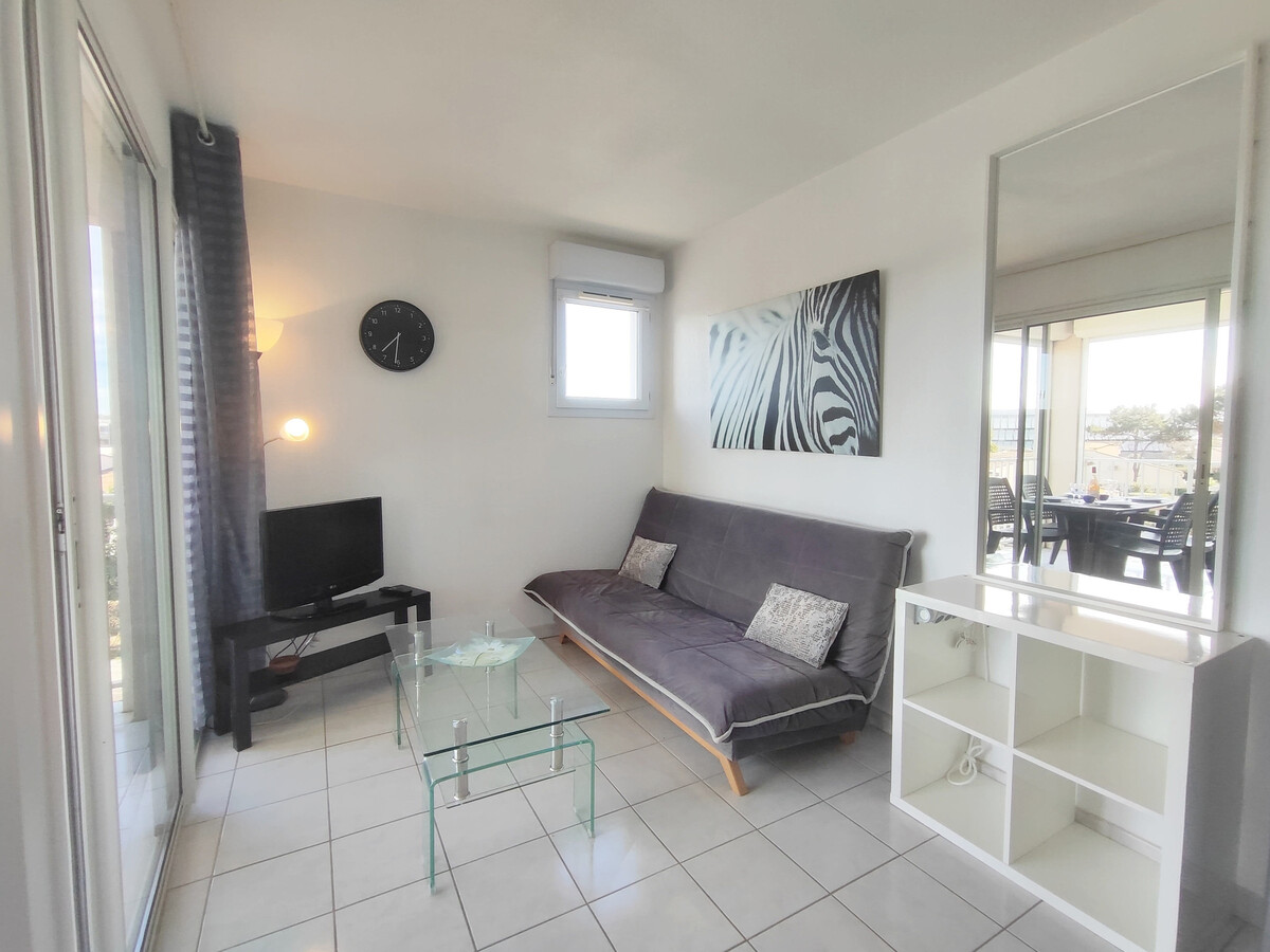 Appartement climatisé 2 pers. Cap d'Agde, terrasse et parking - Photo 4