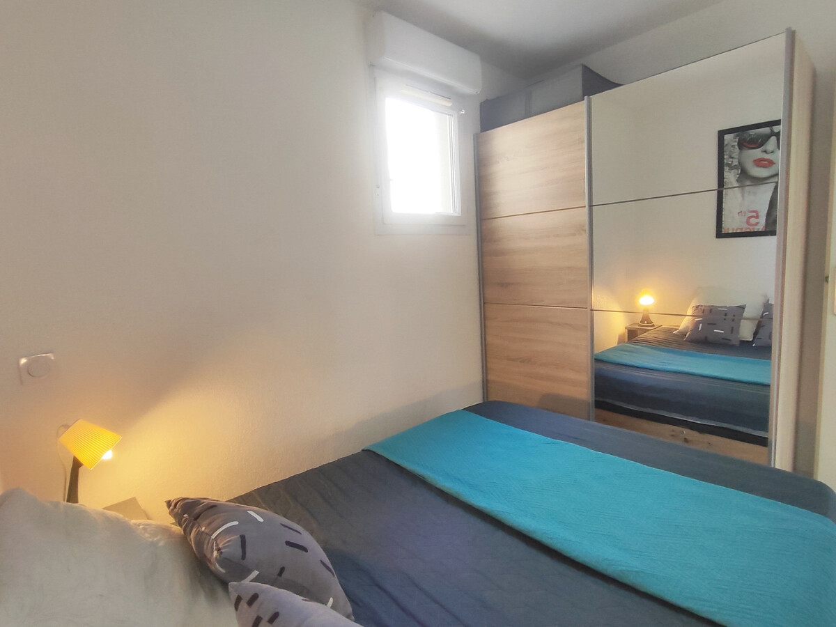 Appartement climatisé 2 pers. Cap d'Agde, terrasse et parking - Photo 10