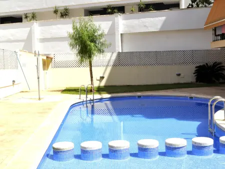 Location appartement à Denia, Appartement 2 chambres Dénia, plage à pied, piscine, aire enfants, garage