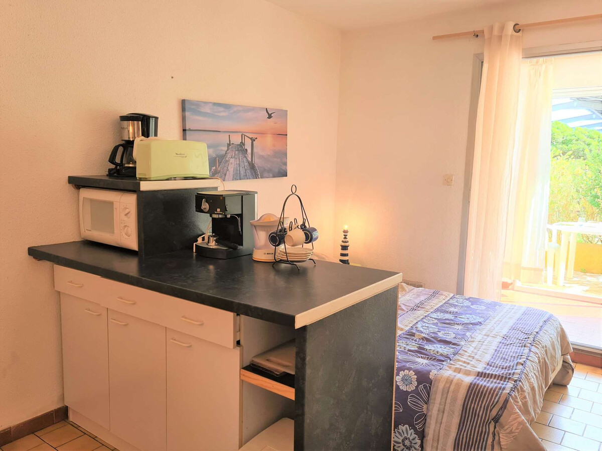 Studio terrasse avec parking privé à Cap d'Agde - Photo 6