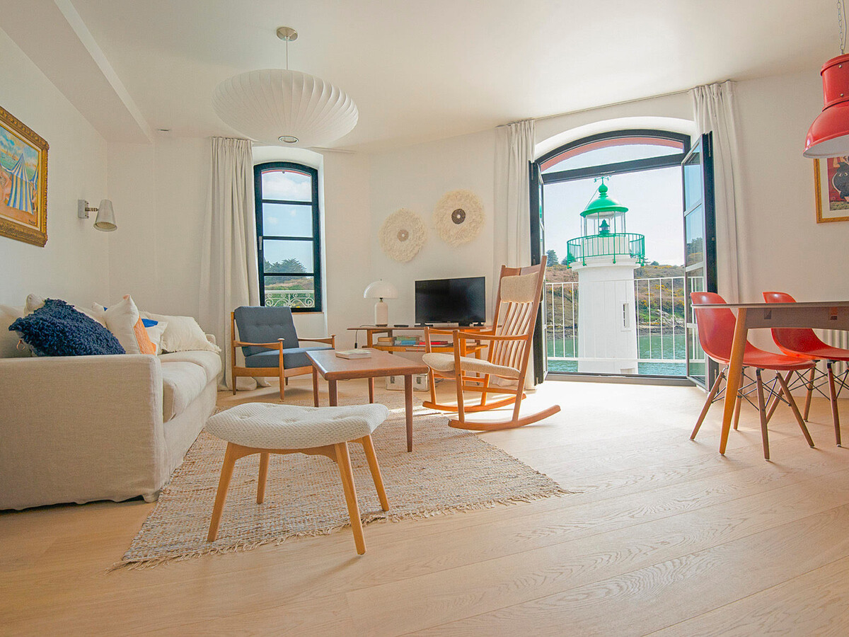 Appartement vue port à Sauzon, balcon panoramique - Photo 1