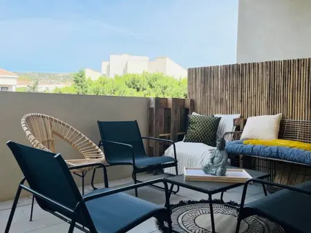 Appart 2 pièces garage privé, 280m plage – Calvi : photo 17