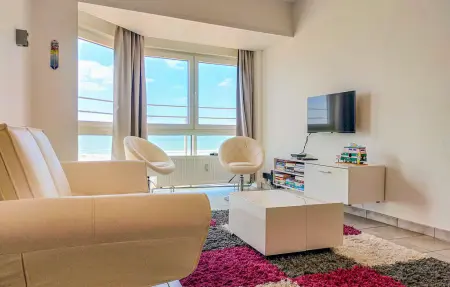 Appartement vue mer face à la plage à Ostende, 4 personnes : photo 2