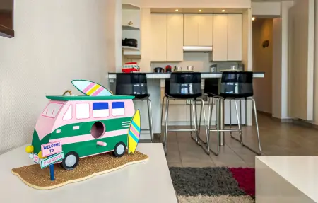 Appartement vue mer face à la plage à Ostende, 4 personnes : photo 9