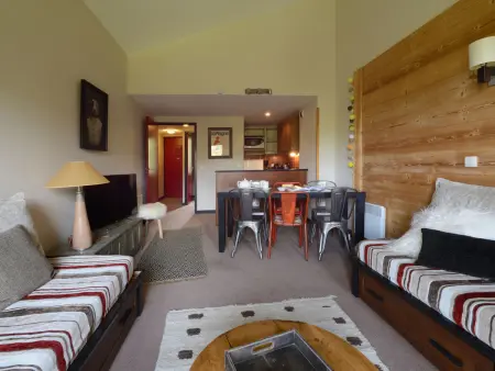 Location appartement à Belle Plagne, Appartement rénové 4 pièces, accès direct aux pistes, 8 pers.