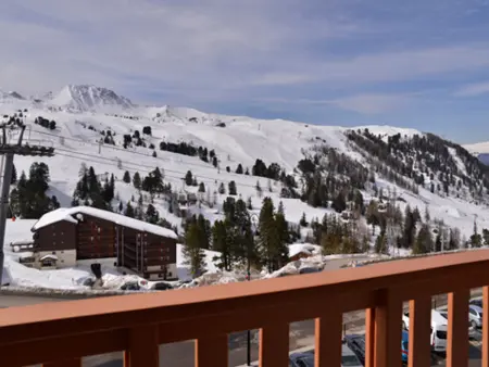 Studio 23 m² centre Belle Plagne, balcon vue pistes : photo 10