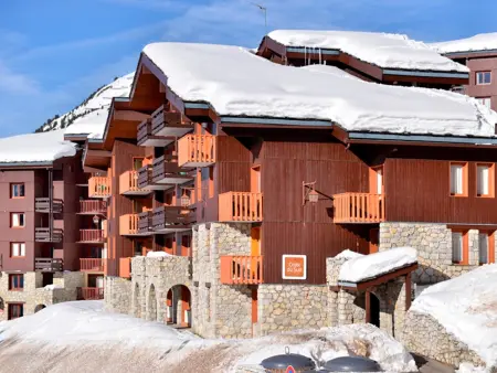 Studio 23 m² centre Belle Plagne, balcon vue pistes : photo 12