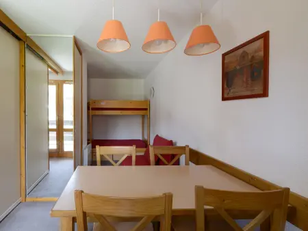Studio 28m² divisible 4 pers, balcon vue pistes : photo 6