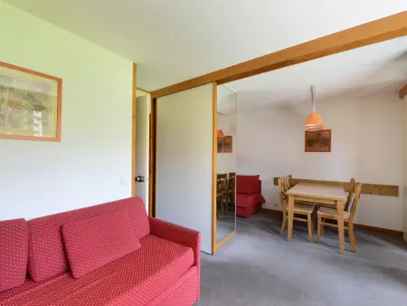 Studio 28m² divisible 4 pers, balcon vue pistes : photo 10