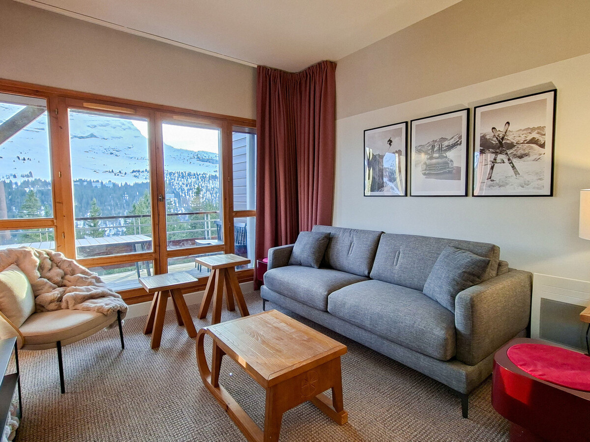 Appartement 8 personnes, balcon Sud, piscine & spa à Flaine - Photo 1