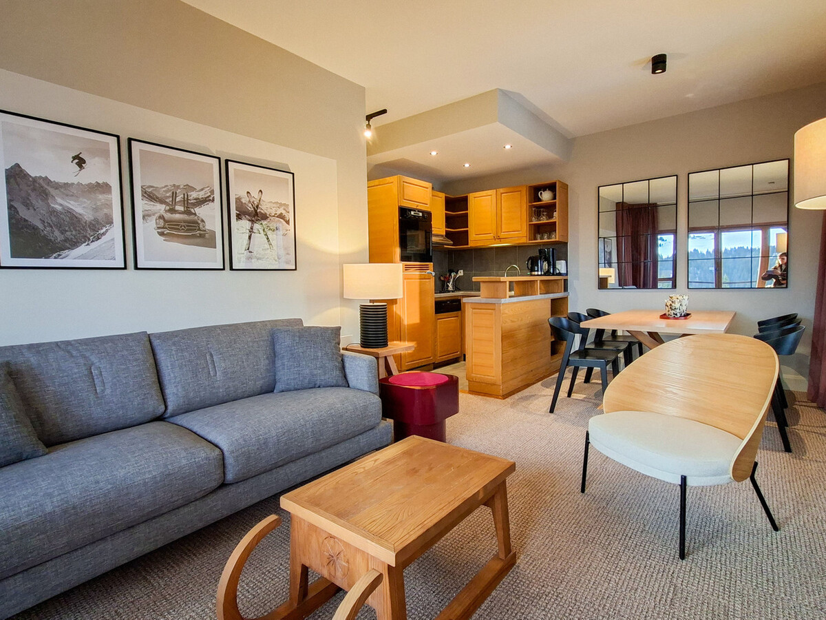 Appartement 8 personnes, balcon Sud, piscine & spa à Flaine - Photo 2
